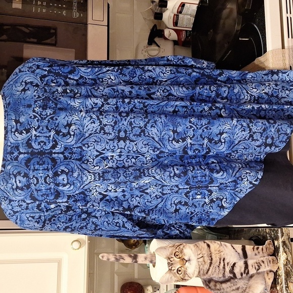 E womens Catherine's stretch 3/4 sleeve plus size top 3X - Picture 2 of 3